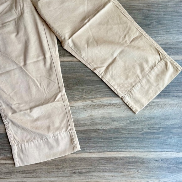 Vintage GAP Khaki 100 % Cotton Roll Cuff Capri Pants - Size 6 - Picture 8 of 11
